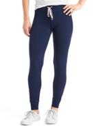 Gap Women Soft Drawstring Leggings - Navy