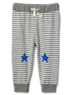 Gap Star And Stripe Sweater Pants - Gray Stripe