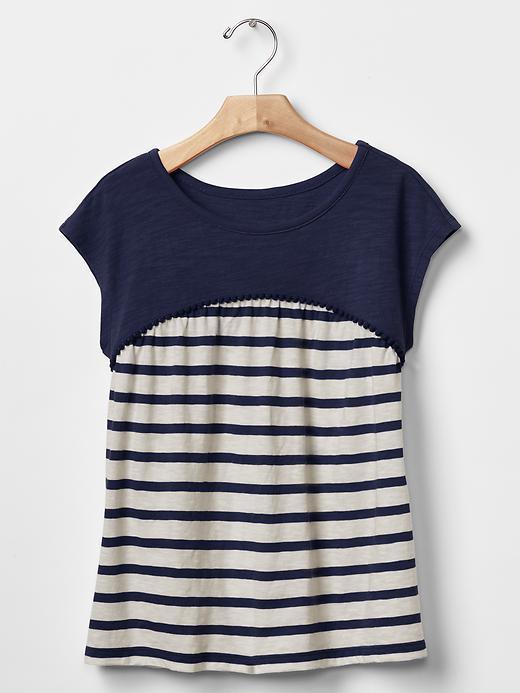 Gap Pom Pom Stripe Tee - Dark Night