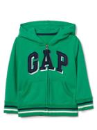 Gap Shadow Logo Zip Hoodie - Parrot Green 385