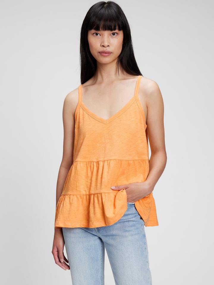 100% Organic Cotton Tiered Cami