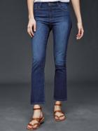 Gap Women Authentic 1969 Crop Kick Jeans - Bright Indigo