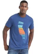 Gap Men California State Graphic Crewneck Tee - Pangea Blue