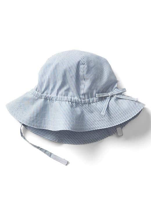 Gap Stripe Floppy Hat - Mascot Blue