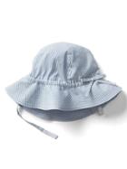 Gap Stripe Floppy Hat - Mascot Blue