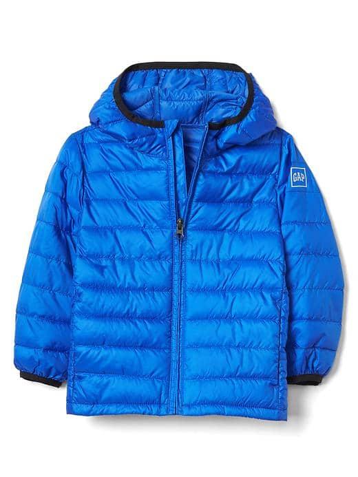 Gap Coldcontrol Lite Puffer Hoodie - Bristol Blue