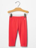 Gap Lace Trim Leggings - Hula Red