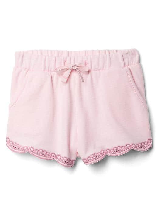 Gap Scallop Dolphin Shorts - Purple