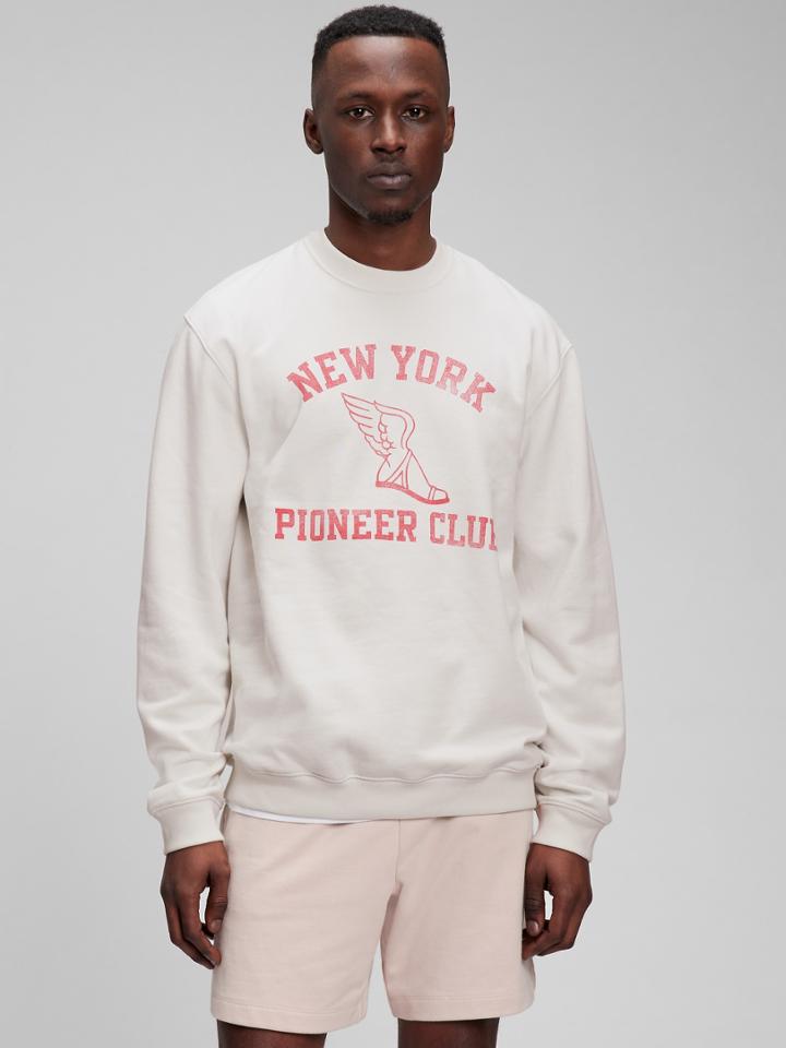Gap X New York Pioneer Club Crewneck Sweatshirt