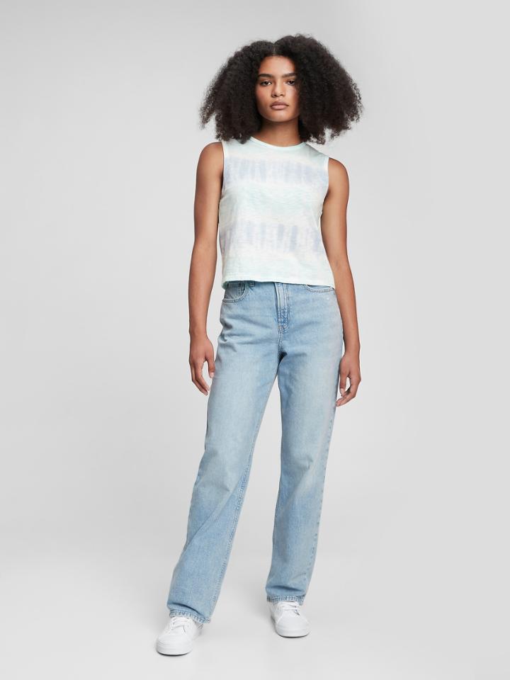 Teen Sky-high Rise '90s Loose Jeans With Washwell