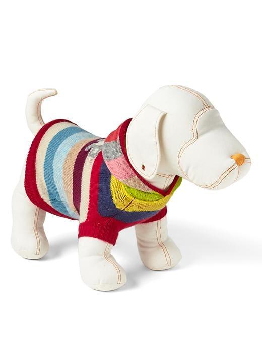 Gap Women Logo Stripe Dog Sweater - Multi Stripe