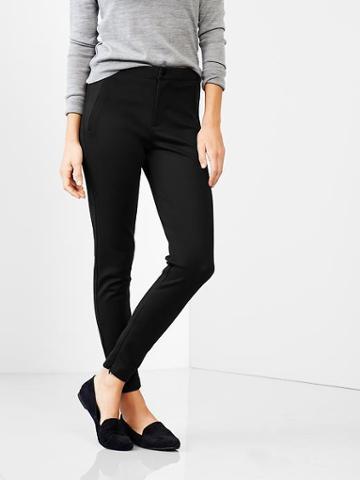 Gap Women Skinny Ponte Pants - True Black