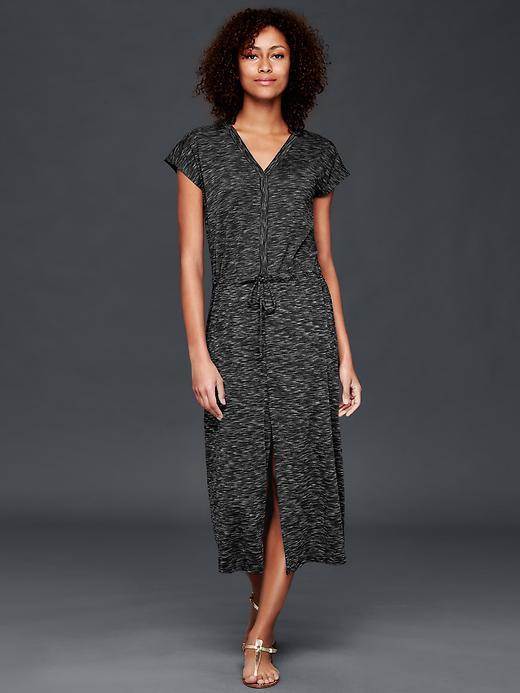 Gap Women Tie Waist Maxi Dress - True Black