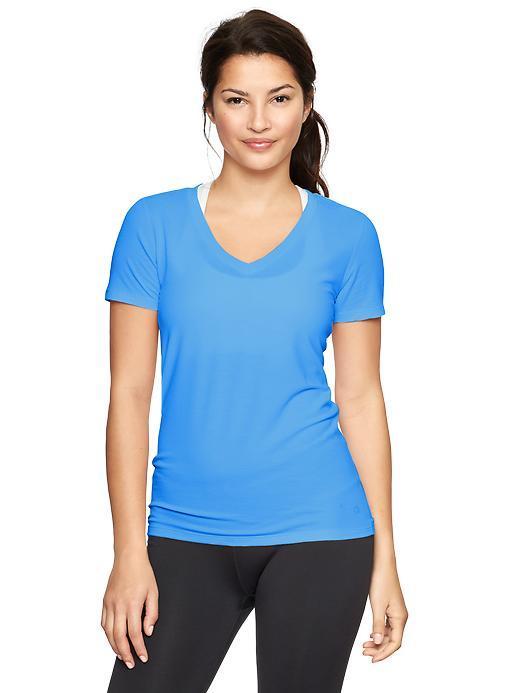 Gap Gapfit Breathe V Neck T - Barclay Blue