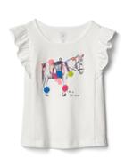 Gap Embroidery Graphic Flutter Tee - Donkey