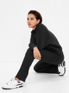 Mid Rise Rib Flare Pants