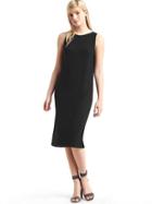 Gap Women Softspun Marled Midi Dress - True Black