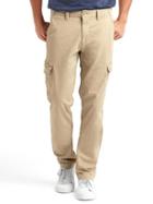 Gap Men Stretch Slim Fit Cargo Pants - Iconic Khaki