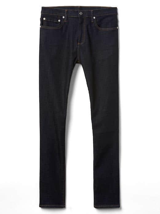 Gap Men Super Skinny Fit Jeans Stretch - Resin Rinse
