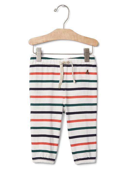 Gap Stripe Pull On Pants - New Off White