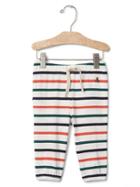 Gap Stripe Pull On Pants - New Off White
