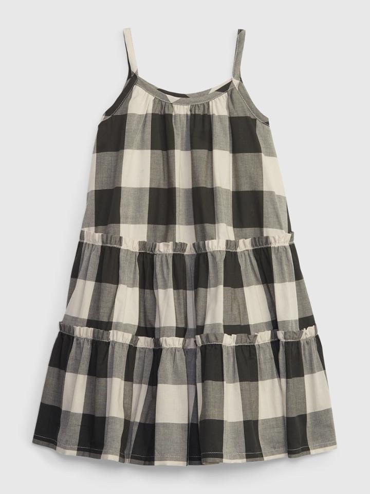 Toddler Tiered Buffalo Check Dress