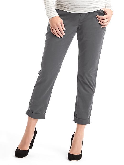 Gap 1969 Full Panel Girlfriend Chino - Washed Black