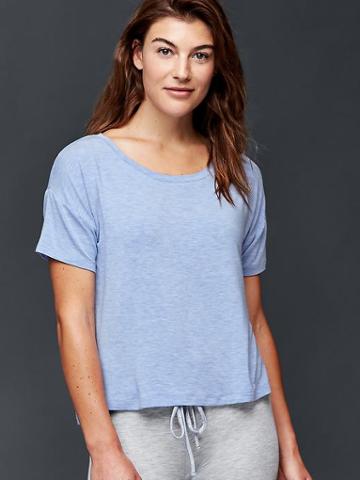 Gap Women Modal Mix And Match Tee - Distant Blue