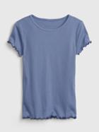 Kids Ribbed-knit T-shirt