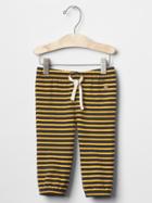 Gap Rear Pocket Pants - Yellow Stripe