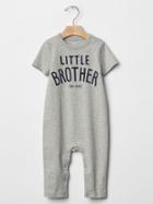 Gap Little Brother One Piece - Gray