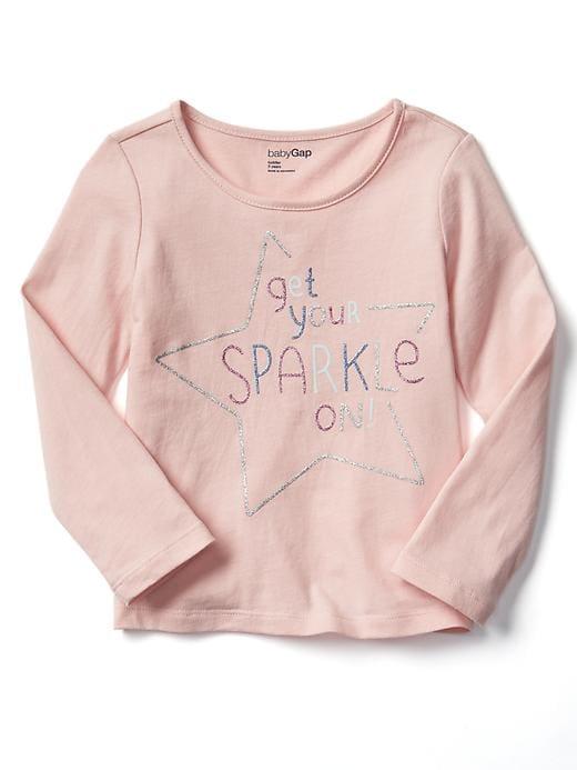 Gap Embellished Graphic Tee - Sparkle