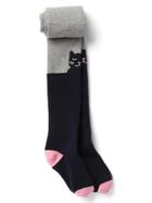 Gap Women Cat Sweater Tights - Light Heather Gray