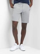 Gap Men Lightweight Stretch Performance Khaki Shorts 10 - Light Gray