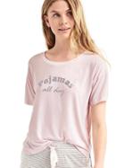 Gap Women Graphic Sleep Tee - Cherry Blossom