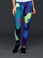 Gap Women Gapfit Gfast Bold Print Leggings - Blue Print