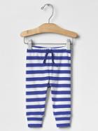 Gap Stripe Banded Pants - Blue Stripe