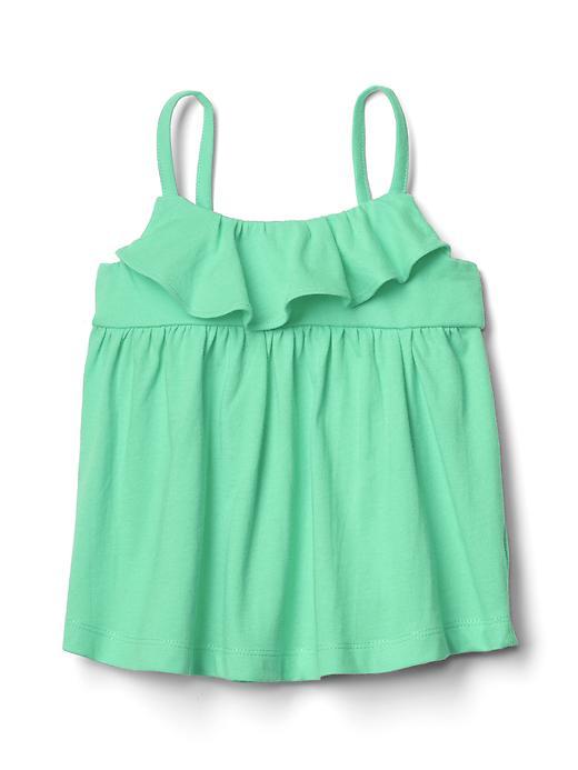 Gap Ruffle Spaghetti Top - Aqua