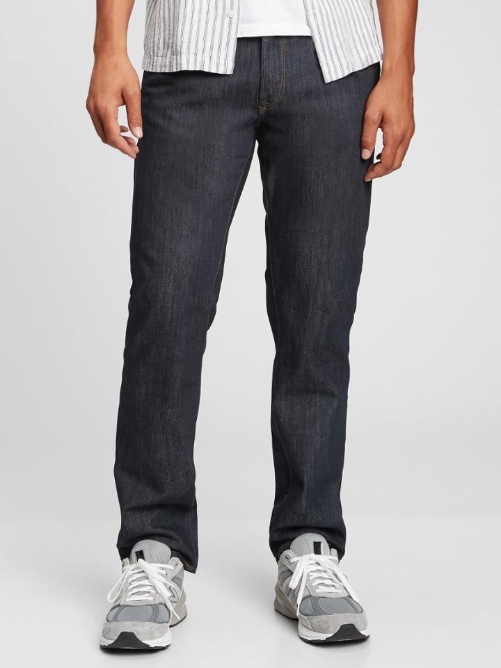 Straight Jeans With Washwell