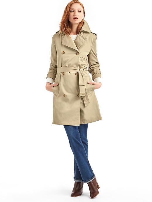 Gap Women New Classic Trench - Oak