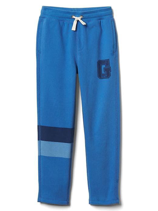 Gap Logo Knee Stripe Sweats - Mascot Blue