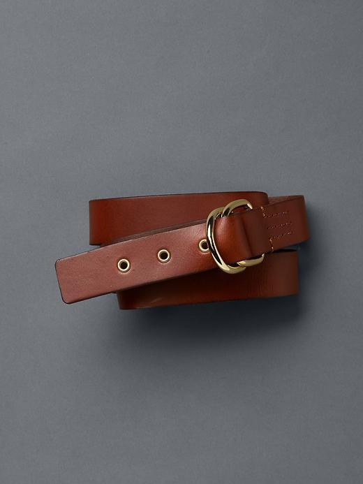 Gap Women Grommet Belt - Saddle