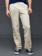 Gap Men Slub Twill Pants Straight Fit - Chino