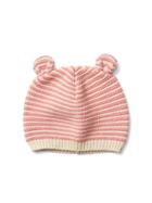 Gap Bear Knit Beanie - Pink Stripe