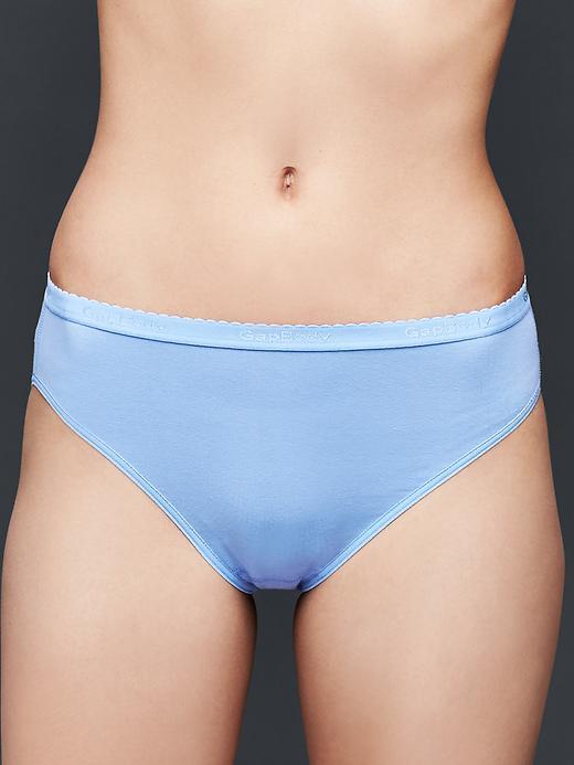 Gap Women High Cut Logo Bikini - Air Stream Blue
