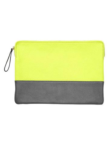 Gap Two Tone Leather Clutch