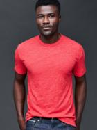 Gap Men Heathered T Shirt - Pure Red