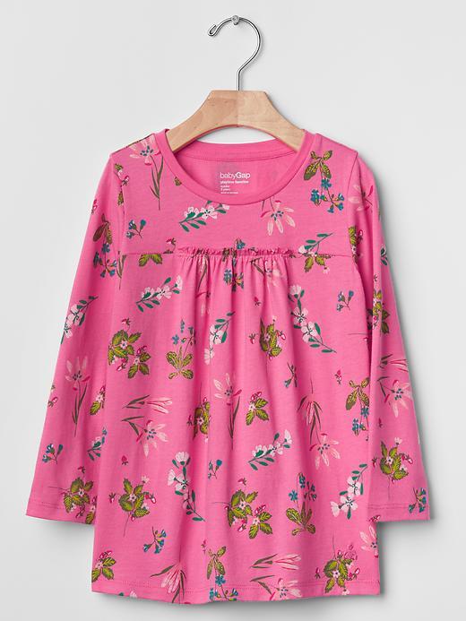 Gap Spring Print Tunic Top - Pink Floral