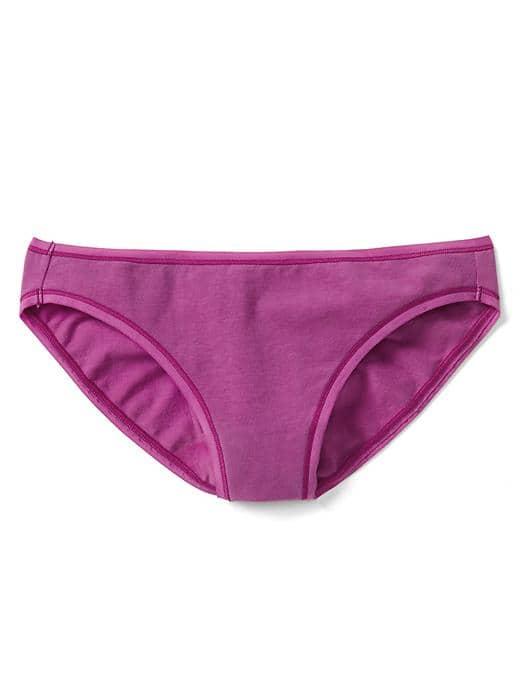Gap Women Stretch Cotton Low Rise Bikini - New Fuchsia
