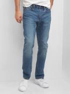 Gap Men Washwell Slim Fit Jeans Stretch - Medium Indigo 25